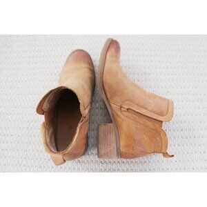 Korks By Kork Ease Tea Casual Brown Tan Genuine Leather Ankle Boots Bootie 8 M